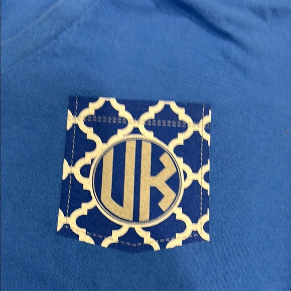 Blue V-Neck t-Shirt - Picture 2 of 5